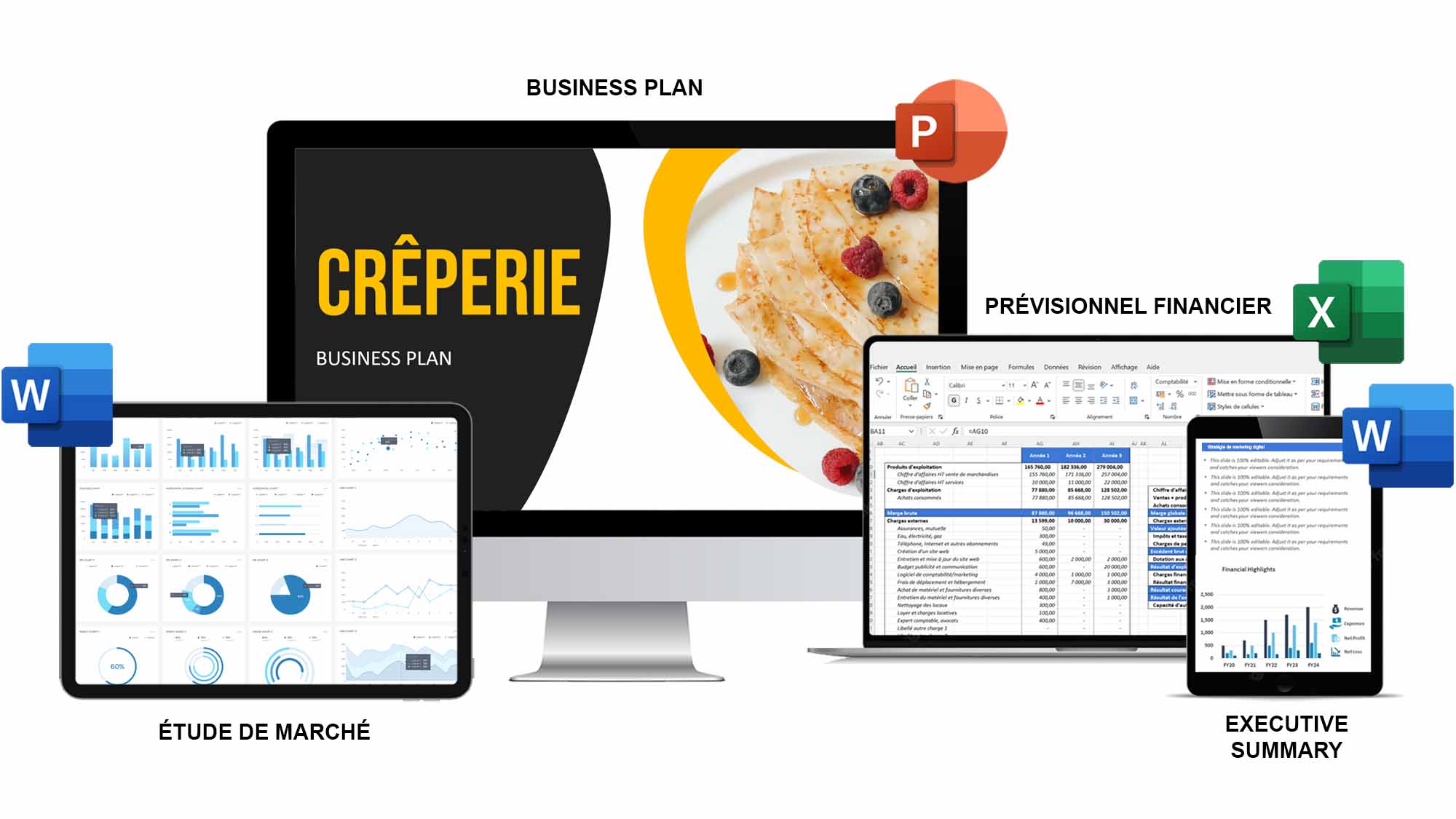 faire un business plan creperie